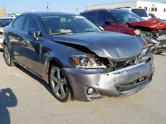 JTHBF5C20C5165537 - 2012 LEXUS IS 250 GRAY photo 1