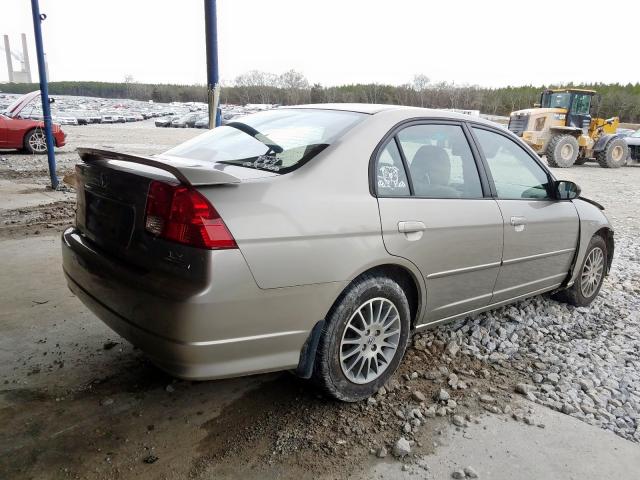 2HGES16545H562156 - 2005 HONDA CIVIC LX  photo 4