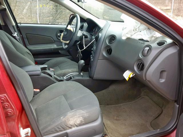 2G2WP522751238218 - 2005 PONTIAC GRAND PRIX RED photo 5