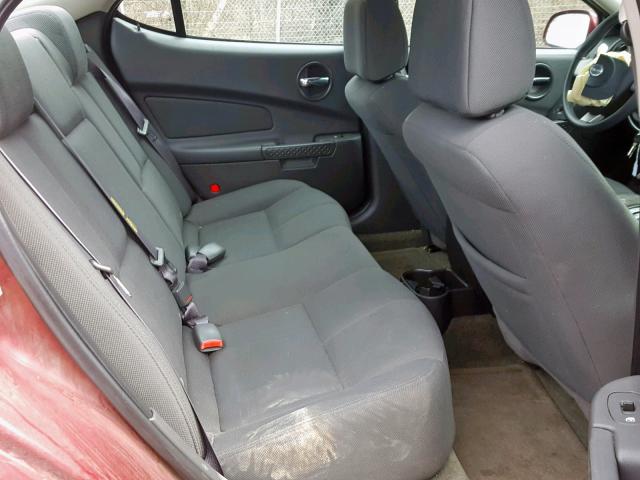 2G2WP522751238218 - 2005 PONTIAC GRAND PRIX RED photo 6