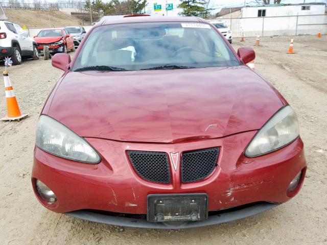 2G2WP522751238218 - 2005 PONTIAC GRAND PRIX RED photo 9