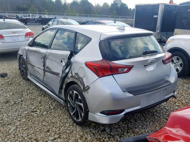 JTNKARJE2GJ514355 - 2016 TOYOTA SCION IM GRAY photo 3