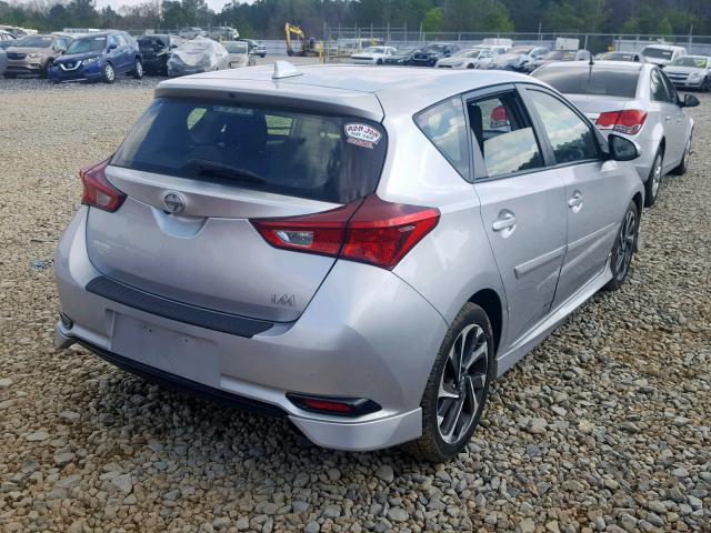 JTNKARJE2GJ514355 - 2016 TOYOTA SCION IM GRAY photo 4