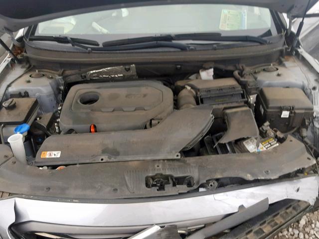 5NPE34AF1FH045645 - 2015 HYUNDAI SONATA SPO SILVER photo 7