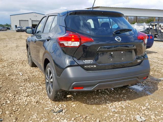 3N1CP5CU9KL491326 - 2019 NISSAN KICKS S BLACK photo 3