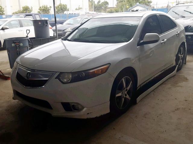 JH4CU2F8XCC024589 - 2012 ACURA TSX SE WHITE photo 2