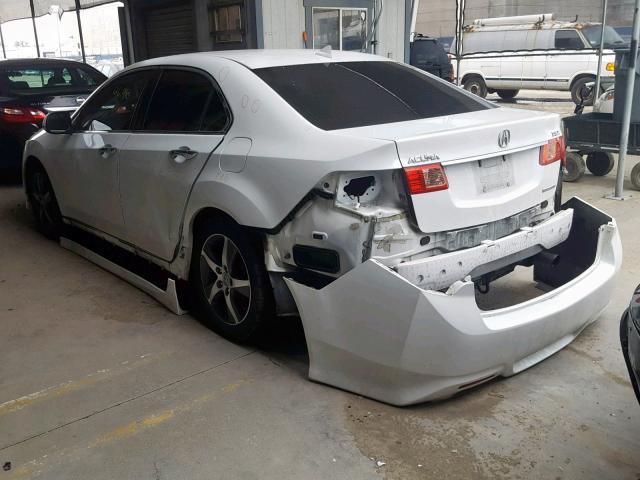 JH4CU2F8XCC024589 - 2012 ACURA TSX SE WHITE photo 3