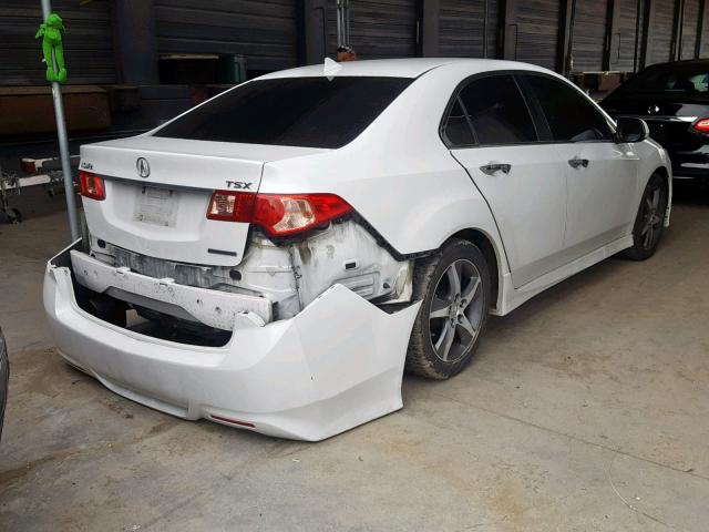 JH4CU2F8XCC024589 - 2012 ACURA TSX SE WHITE photo 4