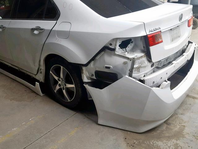 JH4CU2F8XCC024589 - 2012 ACURA TSX SE WHITE photo 9