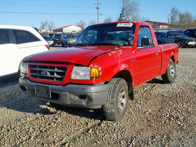 1FTYR10D73PA64520 - 2003 FORD RANGER RED photo 2