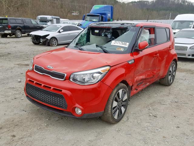 KNDJX3A55E7732392 - 2014 KIA SOUL ! RED photo 2