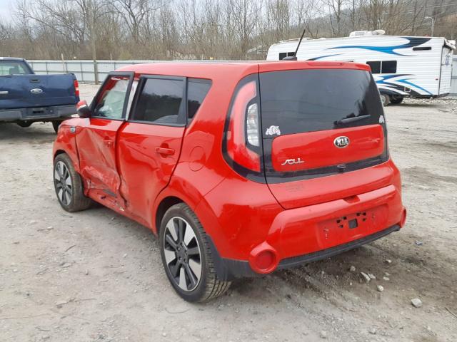 KNDJX3A55E7732392 - 2014 KIA SOUL ! RED photo 3