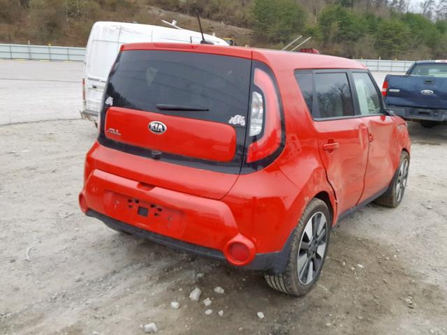 KNDJX3A55E7732392 - 2014 KIA SOUL ! Qırmızı foto 4