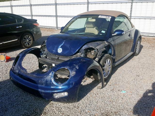 3VWCM31Y65M362603 - 2005 VOLKSWAGEN NEW BEETLE Blau Foto 2
