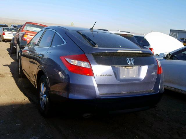 5J6TF1H32CL003088 - 2012 HONDA CROSSTOUR BLUE photo 3