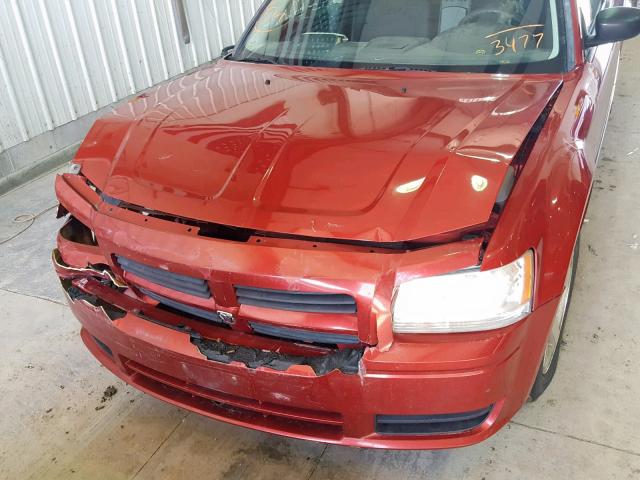 2D4FV47T08H143477 - 2008 DODGE MAGNUM RED photo 7