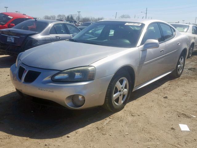 2G2WP552861195375 - 2006 PONTIAC GRAND PRIX SILVER photo 2