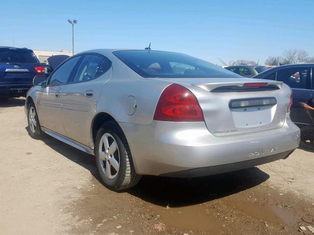 2G2WP552861195375 - 2006 PONTIAC GRAND PRIX SILVER photo 3