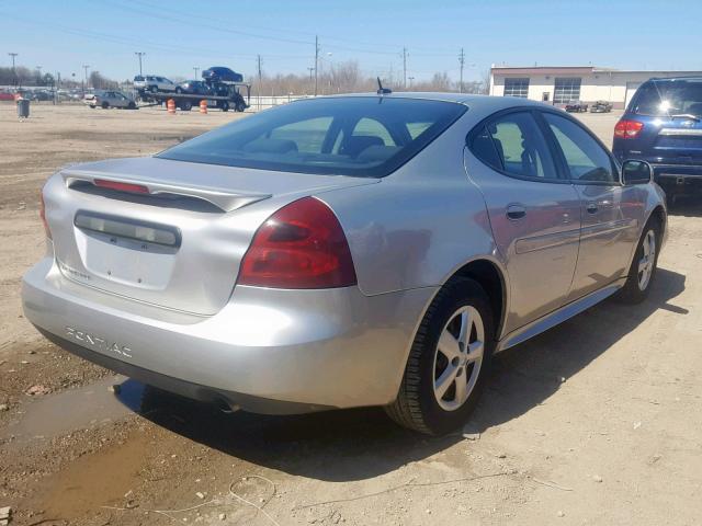 2G2WP552861195375 - 2006 PONTIAC GRAND PRIX SILVER photo 4