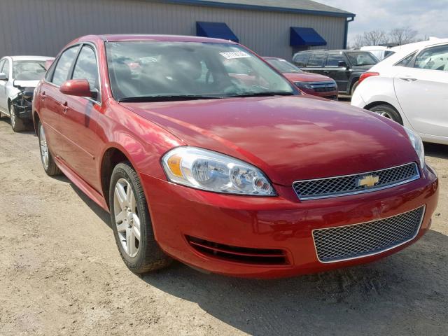 2G1WB5E30F1159000 - 2015 CHEVROLET IMPALA LIM RED photo 1