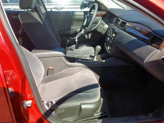 2G1WB5E30F1159000 - 2015 CHEVROLET IMPALA LIM RED photo 5