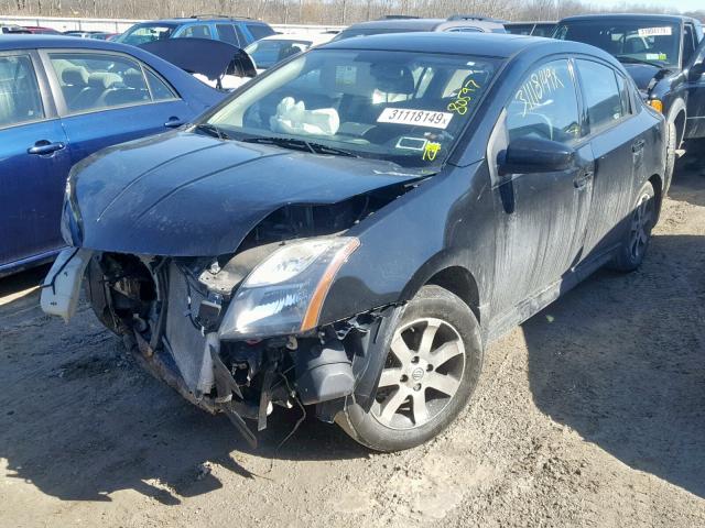 3N1AB6AP1CL702190 - 2012 NISSAN SENTRA 2.0 BLACK photo 2