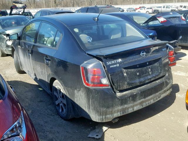 3N1AB6AP1CL702190 - 2012 NISSAN SENTRA 2.0 BLACK photo 3