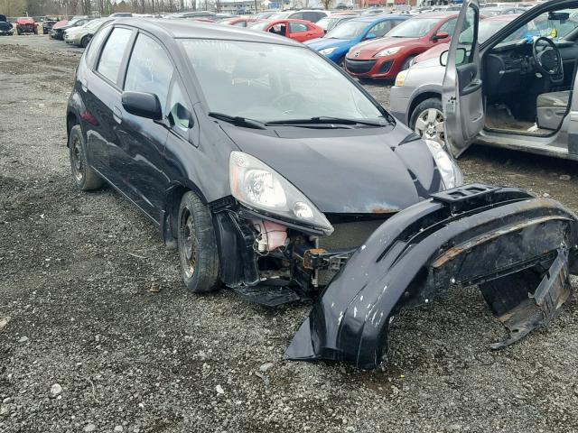 JHMGE8H54AS800433 - 2010 HONDA FIT LX BLACK photo 1