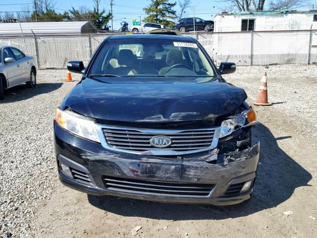 KNAGE224495288243 - 2009 KIA OPTIMA LX BLACK photo 9