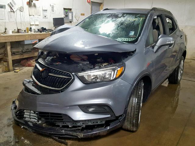 KL4CJESB0KB770657 - 2019 BUICK ENCORE PRE GRAY photo 2