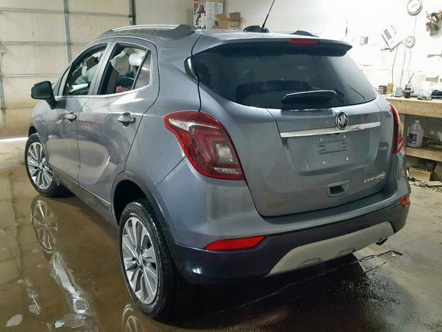 KL4CJESB0KB770657 - 2019 BUICK ENCORE PRE GRAY photo 3