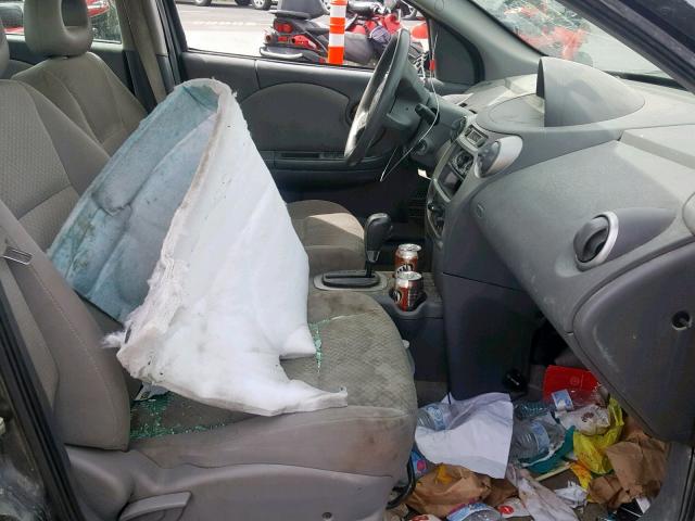 1G8AJ52F55Z128926 - 2005 SATURN ION LEVEL GRAY photo 5