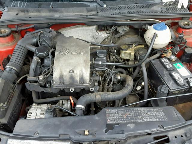 3VWBA81E7TM800226 - 1996 VOLKSWAGEN CABRIO RED photo 7