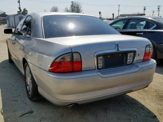 1LNHM87A23Y694129 - 2003 LINCOLN LS SILVER photo 3