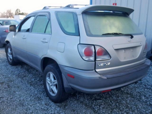 JTJHF10U020261266 - 2002 LEXUS RX 300 SILVER photo 3