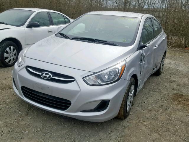 KMHCT4AE3HU315932 - 2017 HYUNDAI ACCENT SE GRAY photo 2