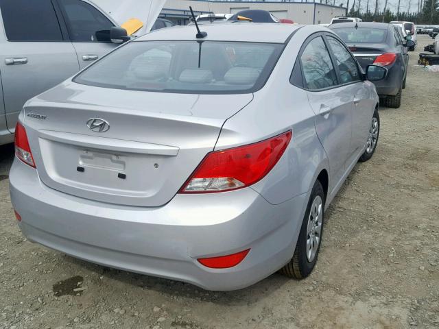 KMHCT4AE3HU315932 - 2017 HYUNDAI ACCENT SE GRAY photo 4