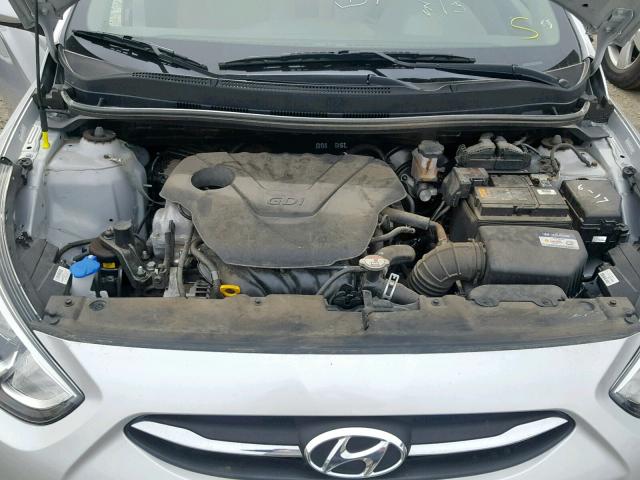 KMHCT4AE3HU315932 - 2017 HYUNDAI ACCENT SE GRAY photo 7