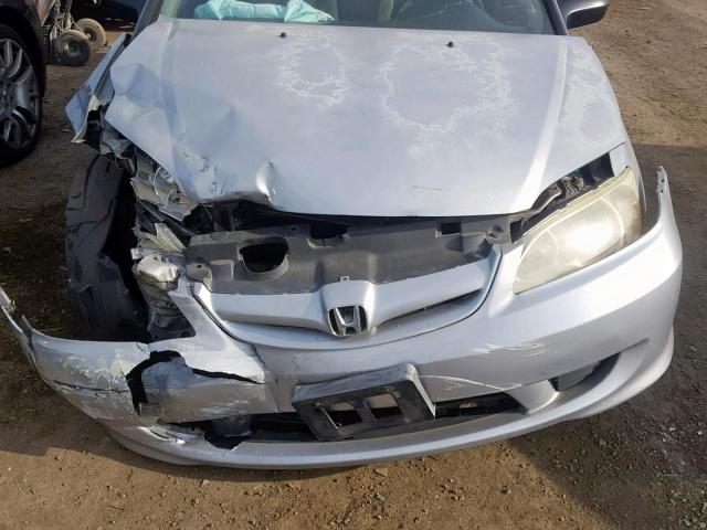 2HGES16334H582508 - 2004 HONDA CIVIC DX V SILVER photo 7