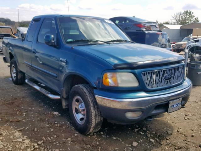 1FTRX18L41NB44016 - 2001 FORD F150 GREEN photo 1