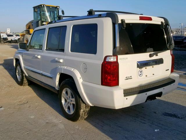 1J4RG5GT9AC122074 - 2010 JEEP COMMANDER WHITE photo 3