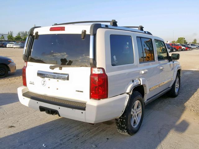 1J4RG5GT9AC122074 - 2010 JEEP COMMANDER WHITE photo 4