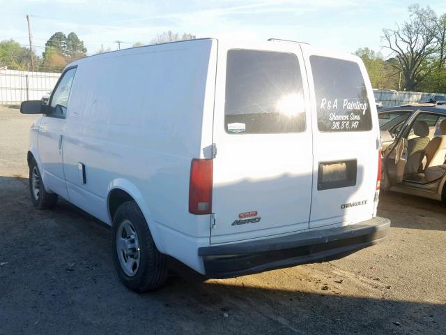 1GCDM19X95B114988 - 2005 CHEVROLET ASTRO WHITE photo 3