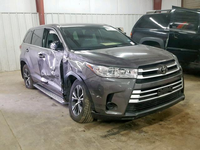 5TDZZRFH5JS253490 - 2018 TOYOTA HIGHLANDER GRAY photo 1