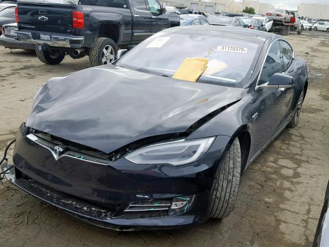 5YJSA1E17GF148980 - 2016 TESLA MODEL S Սև լուսանկար 2