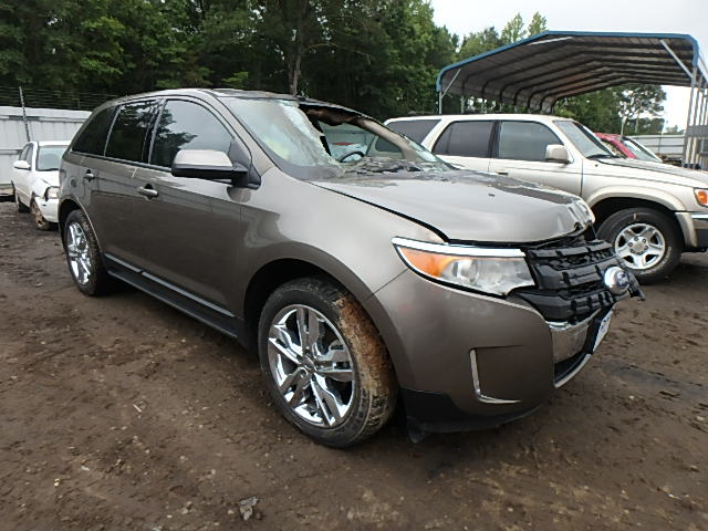 2FMDK3J9XCBA77225 - 2012 FORD EDGE SEL TAN photo 1