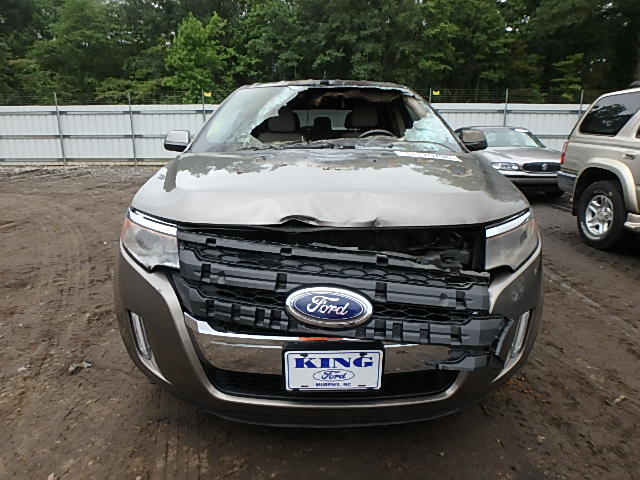 2FMDK3J9XCBA77225 - 2012 FORD EDGE SEL TAN photo 10