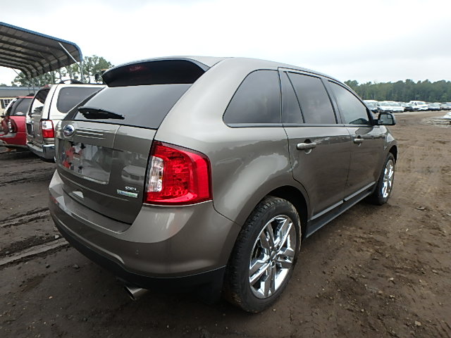 2FMDK3J9XCBA77225 - 2012 FORD EDGE SEL TAN photo 4