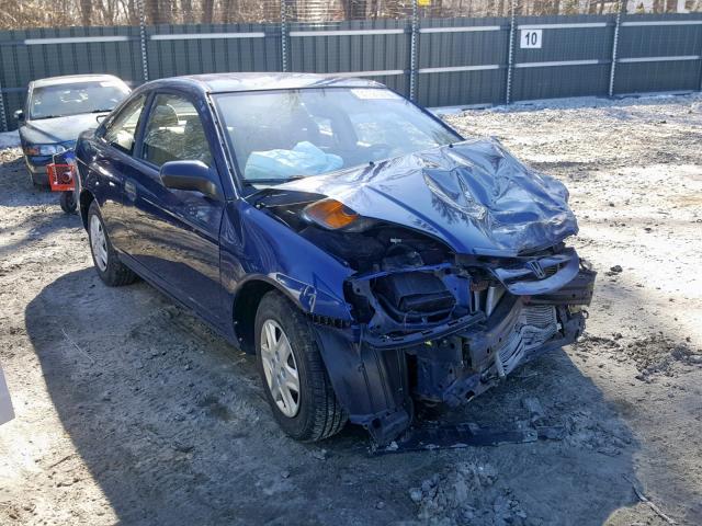 1HGEM21223L056998 - 2003 HONDA CIVIC DX BLACK photo 1