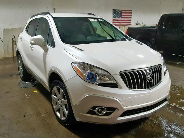 KL4CJGSB5EB729263 - 2014 BUICK ENCORE WHITE photo 1